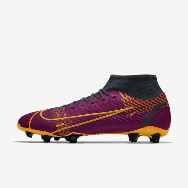 Buty Piłkarskie Męskie Nike Mercurial Superfly 8 Academy By You Custom Kolorowe | NK153NOL