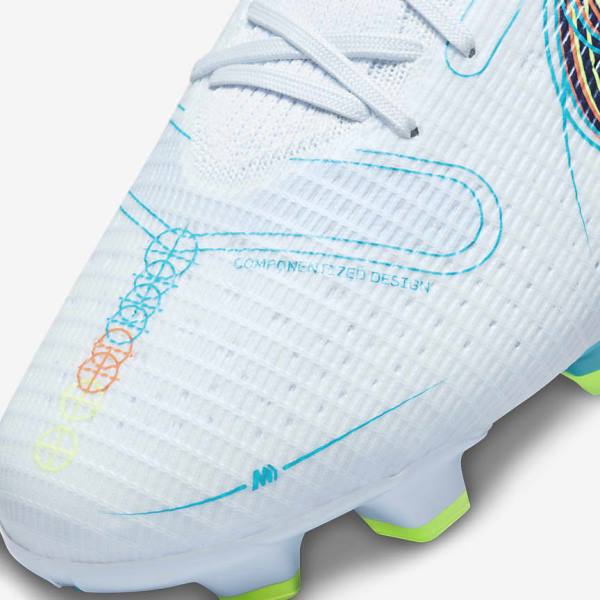 Buty Piłkarskie Męskie Nike Mercurial Superfly 8 Pro FG Firm-Ground Szare Głęboka Niebieskie Ciemny Niebieskie | NK204QJP