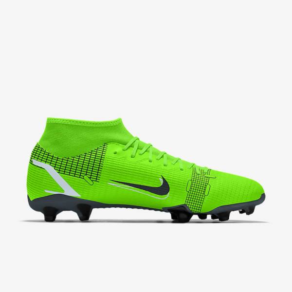 Buty Piłkarskie Męskie Nike Mercurial Superfly 8 Academy By You Custom Kolorowe | NK736KVJ