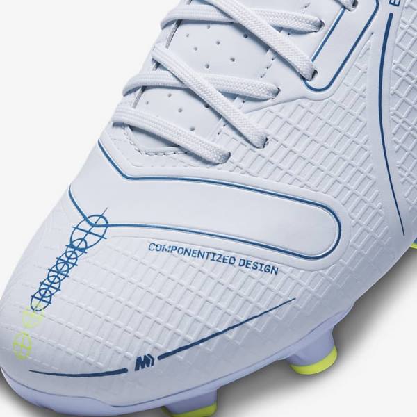 Buty Piłkarskie Męskie Nike Mercurial Vapor 14 Academy MG Multi-Ground Szare Głęboka Niebieskie Niebieskie | NK073XZQ