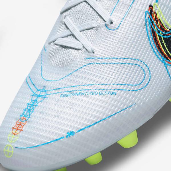 Buty Piłkarskie Męskie Nike Mercurial Vapor 14 Elite AG Artificial-Grounds Szare Głęboka Niebieskie Pomarańczowe Niebieskie | NK184MZT