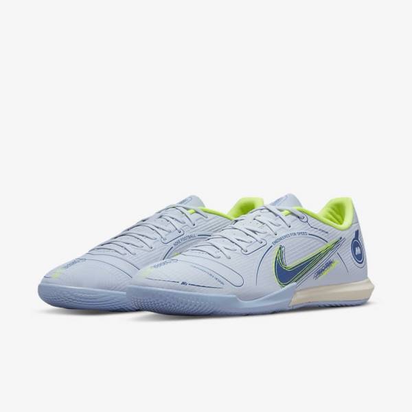 Buty Piłkarskie Męskie Nike Mercurial Vapor 14 Academy IC Indoor Court Szare Głęboka Niebieskie Niebieskie | NK894ESG