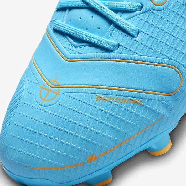 Buty Piłkarskie Męskie Nike Mercurial Vapor 14 Academy MG Multi-Ground Niebieskie Pomarańczowe | NK914NAP