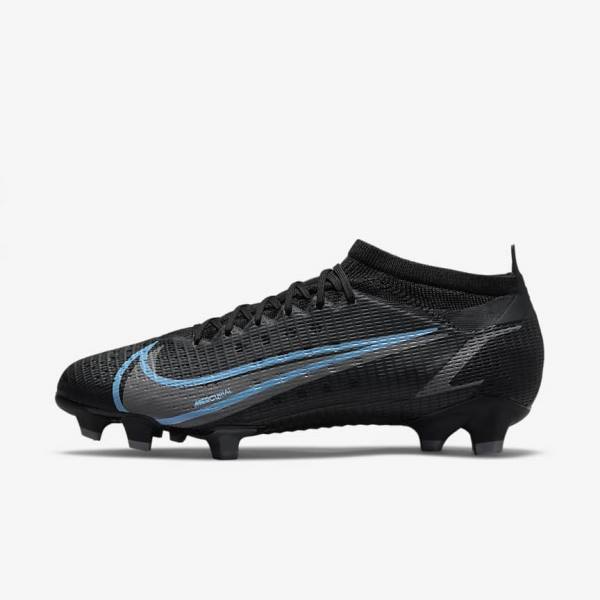 Buty Piłkarskie Męskie Nike Mercurial Vapor 14 Pro FG Firm-Ground Czarne | NK985AEQ