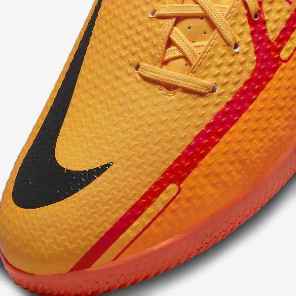 Buty Piłkarskie Męskie Nike Phantom GT2 Academy IC Indoor-Court Pomarańczowe Głęboka Czerwone Czarne | NK703LSQ