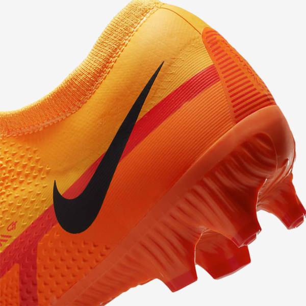 Buty Piłkarskie Męskie Nike Phantom GT2 Pro FG Firm-Ground Pomarańczowe Głęboka Czerwone Czarne | NK985LDB