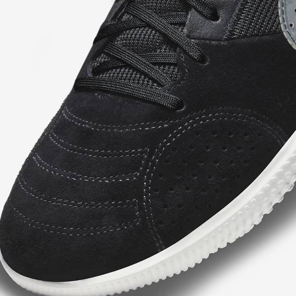 Buty Piłkarskie Męskie Nike Streetgato Czarne Białe | NK159VLT