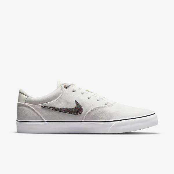 Buty Skate Damskie Nike SB Chron 2 Płócienne Premium Szare Zielone | NK120CWI