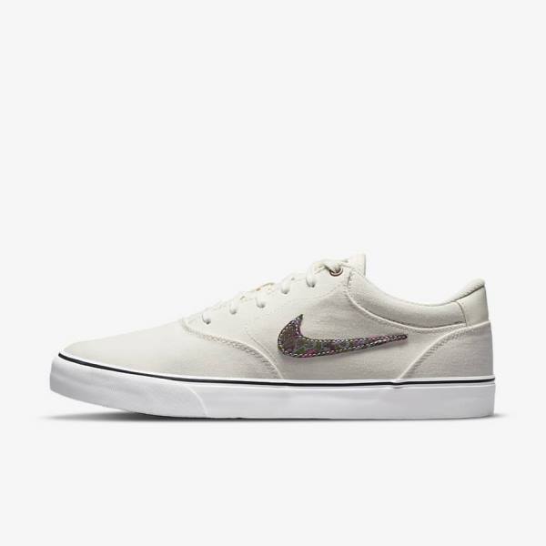 Buty Skate Damskie Nike SB Chron 2 Płócienne Premium Szare Zielone | NK120CWI