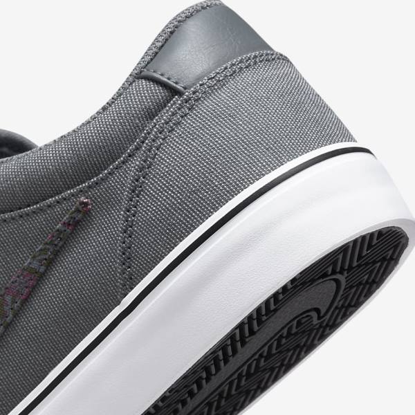 Buty Skate Damskie Nike SB Chron 2 Płócienne Premium Szare Białe | NK752LQJ