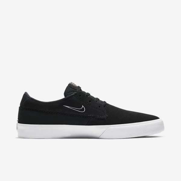 Buty Skate Damskie Nike SB Shane Czarne Białe | NK219JBT