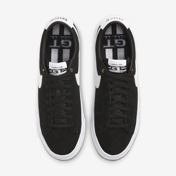 Buty Skate Damskie Nike SB Zoom Blazer Low Pro GT Czarne Głęboka Brązowe Białe | NK684UMK