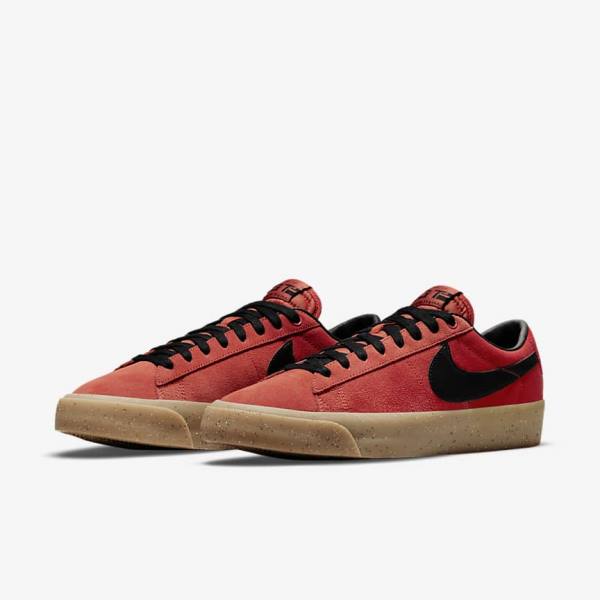 Buty Skate Damskie Nike SB Zoom Blazer Low Pro GT Głęboka Brązowe Czarne | NK974ADW