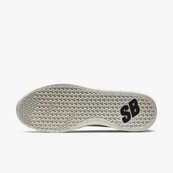 Buty Skate Męskie Nike SB Nyjah Free 2 Białe Czarne | NK361QIT