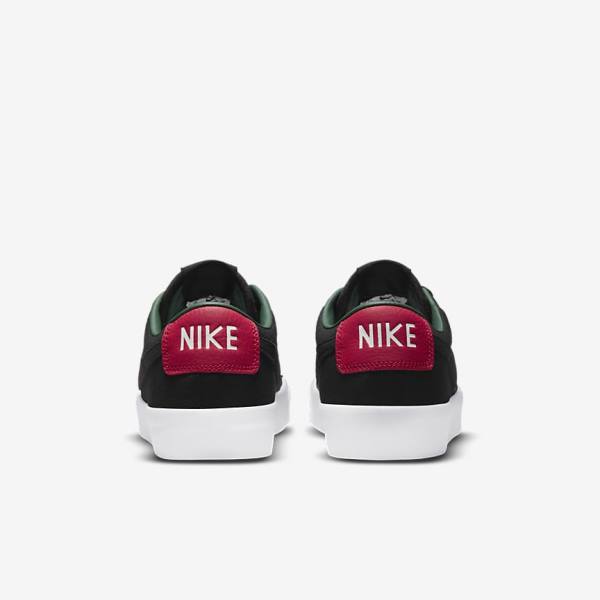 Buty Skate Męskie Nike SB Zoom Blazer Low Pro GT Premium Czarne Czerwone Czarne | NK413SQV