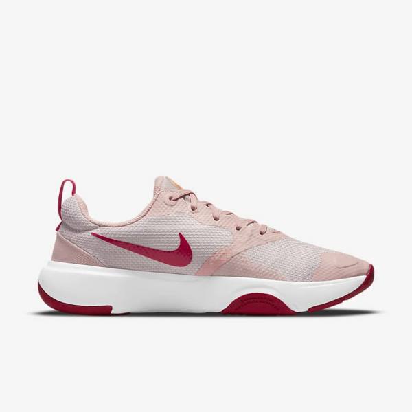 Buty Treningowe Damskie Nike City Rep TR Różowe Żółte Różowe | NK230BET