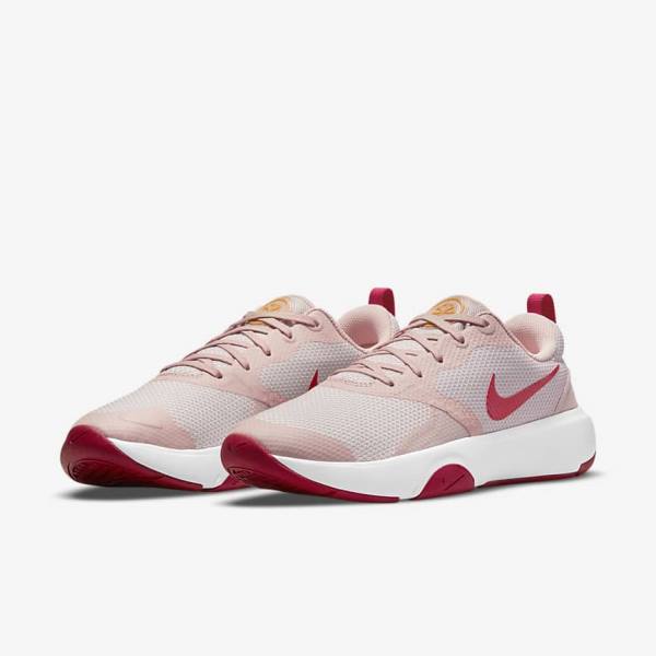 Buty Treningowe Damskie Nike City Rep TR Różowe Żółte Różowe | NK230BET