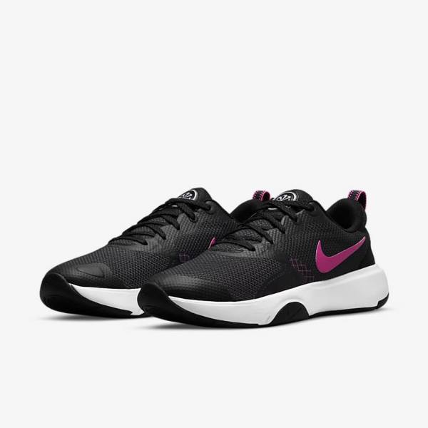 Buty Treningowe Damskie Nike City Rep TR Czarne Fioletowe Różowe | NK470UQI