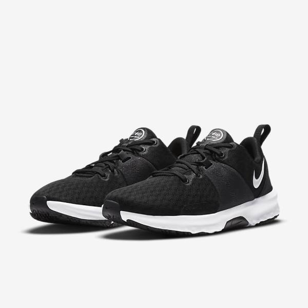 Buty Treningowe Damskie Nike City Trainer 3 Czarne Ciemny Szare Białe | NK052VEY