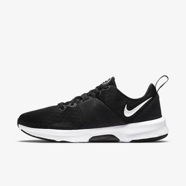 Buty Treningowe Damskie Nike City Trainer 3 Czarne Ciemny Szare Białe | NK052VEY