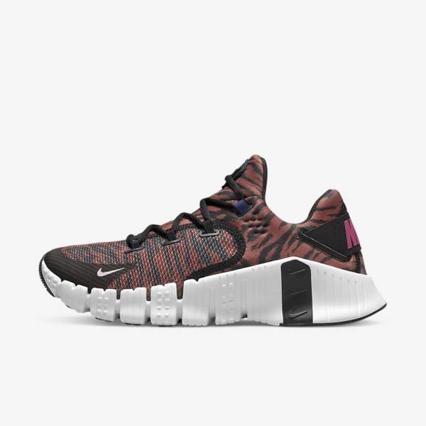 Buty Treningowe Damskie Nike Free Metcon 4 Białe Czarne | NK407HON