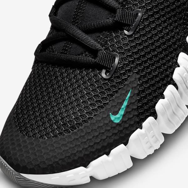 Buty Treningowe Damskie Nike Free Metcon 4 Czarne Pomarańczowe Białe Turkusowe | NK456AVE