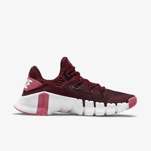 Buty Treningowe Damskie Nike Free Metcon 4 Różowe Białe Żółte | NK968BWG