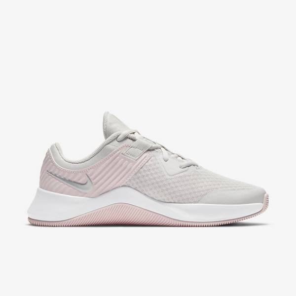 Buty Treningowe Damskie Nike MC Trainer Platyna Różowe Białe Metal Srebrne | NK934SME