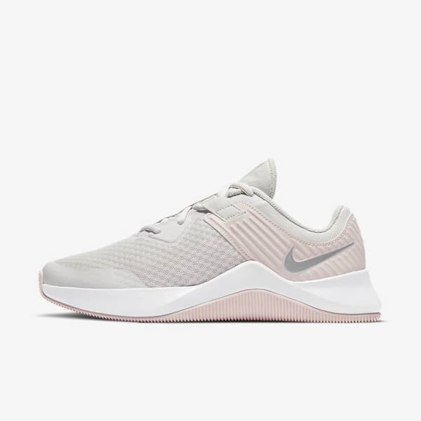 Buty Treningowe Damskie Nike MC Trainer Platyna Różowe Białe Metal Srebrne | NK934SME