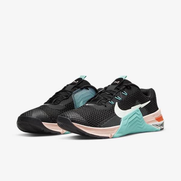 Buty Treningowe Damskie Nike Metcon 7 Fioletowe Fioletowe Białe | NK412WEX