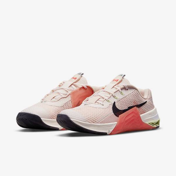 Buty Treningowe Damskie Nike Metcon 7 Głęboka Różowe Głęboka Zielone Fioletowe | NK681CTS