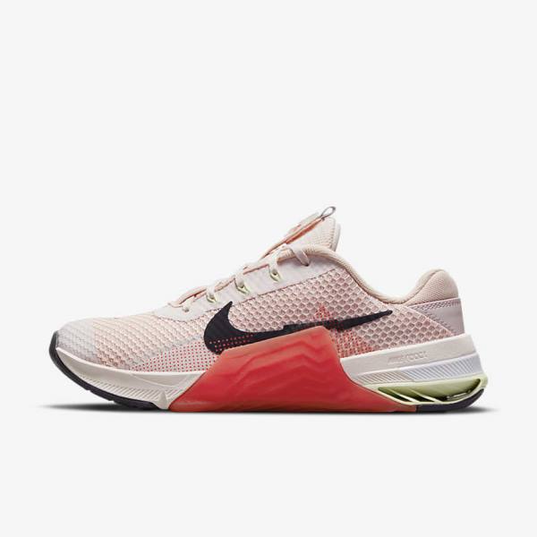 Buty Treningowe Damskie Nike Metcon 7 Głęboka Różowe Głęboka Zielone Fioletowe | NK681CTS