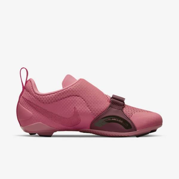 Buty Treningowe Damskie Nike SuperRep Cycle Indoor Cycling Różowe Metal Głęboka Różowe | NK836AOI