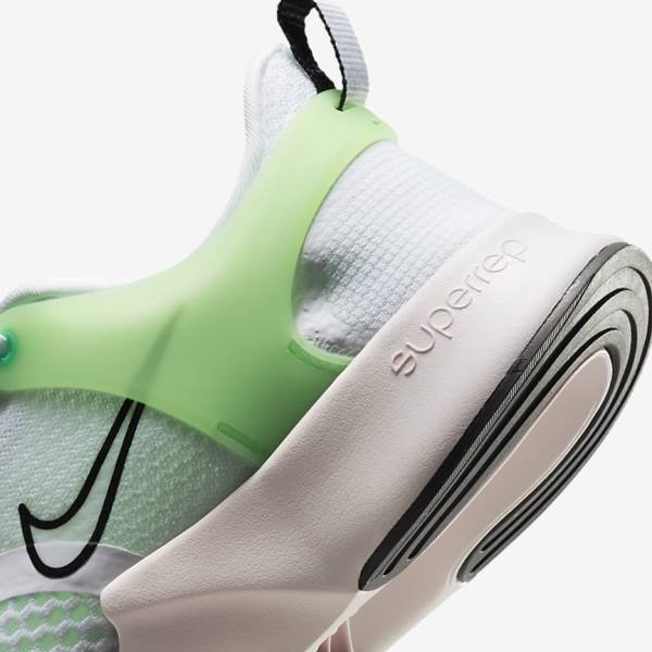 Buty Treningowe Damskie Nike SuperRep Go 2 Białe Zielone Głęboka Różowe Czarne | NK097QIG