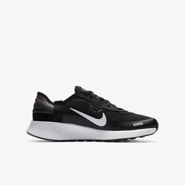 Buty Treningowe Dziecięce Nike Reposto Older Czarne Ciemny Szare Białe | NK928ZFN