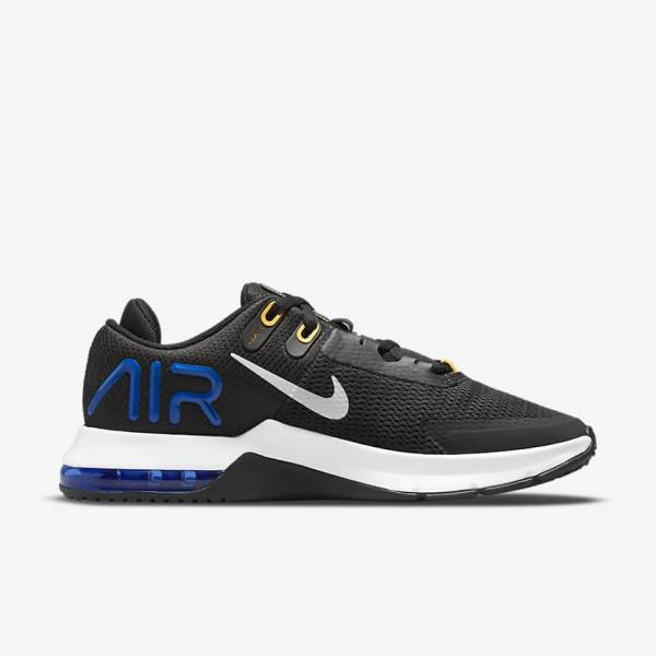 Buty Treningowe Męskie Nike Air Max Alpha Trainer 4 Czarne Niebieskie Pomarańczowe Szare | NK173EOX