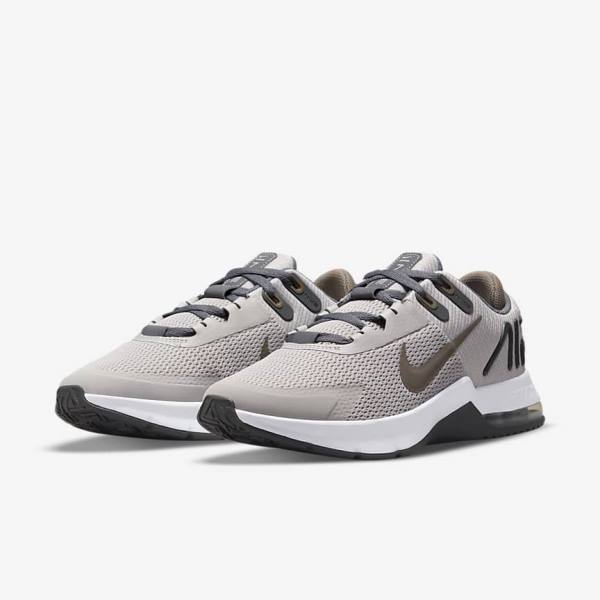 Buty Treningowe Męskie Nike Air Max Alpha Trainer 4 Szare Oliwkowe Szare | NK614VZJ