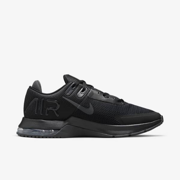 Buty Treningowe Męskie Nike Air Max Alpha Trainer 4 Czarne Ciemny Szare | NK827UDB