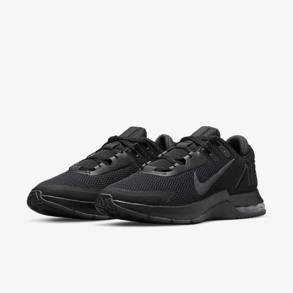 Buty Treningowe Męskie Nike Air Max Alpha Trainer 4 Czarne Ciemny Szare | NK827UDB