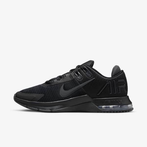 Buty Treningowe Męskie Nike Air Max Alpha Trainer 4 Czarne Ciemny Szare | NK827UDB