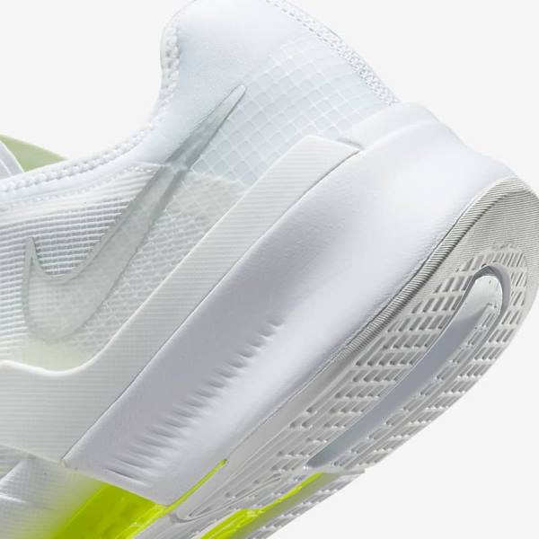 Buty Treningowe Męskie Nike Air Zoom SuperRep 3 HIIT Class Białe Czarne Metal Srebrne | NK358NBD