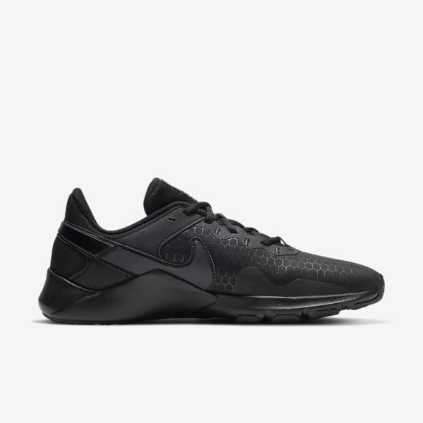 Buty Treningowe Męskie Nike Legend Essential 2 Czarne Ciemny Szare | NK802GKF