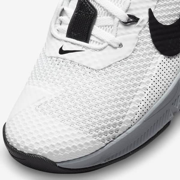 Buty Treningowe Męskie Nike Metcon 7 Białe Szare Platyna Czarne | NK310URJ