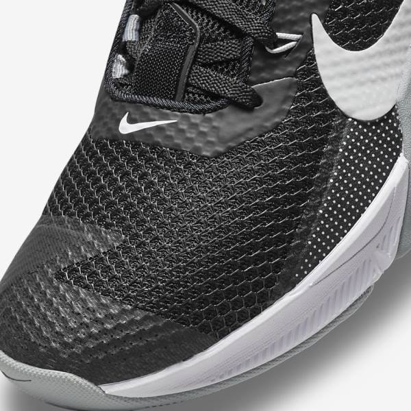 Buty Treningowe Męskie Nike Metcon 7 Czarne Szare Białe Platyna | NK476GTF