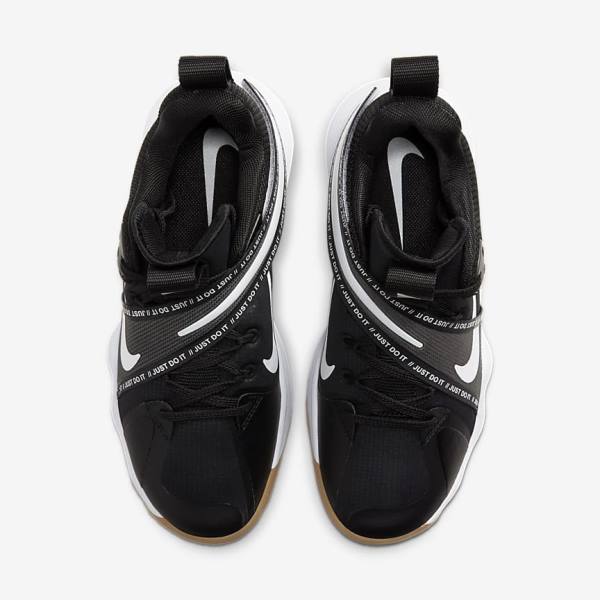 Buty Treningowe Męskie Nike React HyperSet Indoor Court Czarne Głęboka Brązowe Białe | NK185VKC