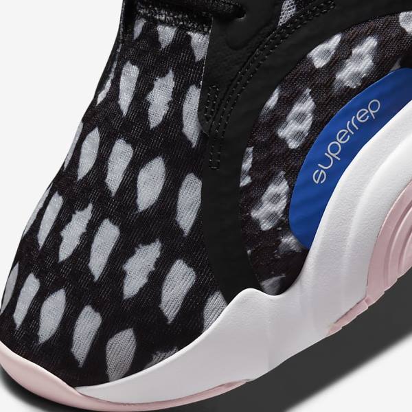 Buty Treningowe Męskie Nike SuperRep Go 2 Czarne Białe Niebieskie Żółte | NK307FDT