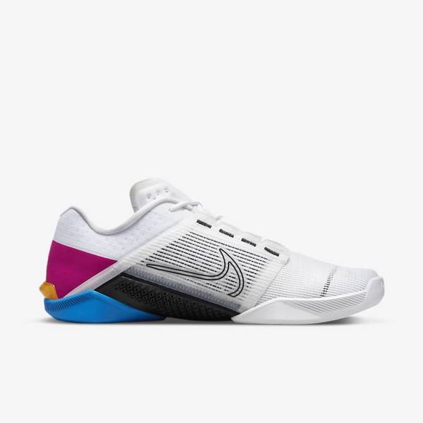 Buty Treningowe Męskie Nike Zoom Metcon Turbo 2 Białe Niebieskie Różowe Czarne | NK081RXM