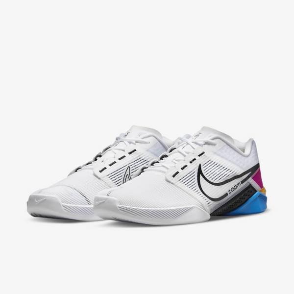 Buty Treningowe Męskie Nike Zoom Metcon Turbo 2 Białe Niebieskie Różowe Czarne | NK081RXM