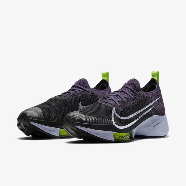 Buty do Biegania Damskie Nike Air Zoom Tempo NEXT% Szosowe Królewski Niebieski Niebieskie Czarne Królewski Niebieski | NK128ASF