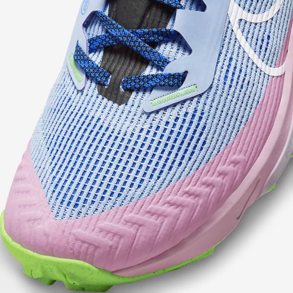 Buty do Biegania Damskie Nike Air Zoom Terra Kiger 8 Trailowe Głęboka Niebieskie Królewski Niebieski Czarne Białe | NK618PTJ